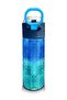 Kids Navy Blue Wolf Patterned Straw and Direct Drinking Steel Thermos 500 ml 31945 - 8