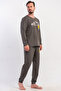 Cotton Men's Long Sleeve Pajama Suit, 504056 - 3