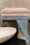 Waffle 3-Piece Bath Towel Set – 100X150 cm 100% Cotton, Soft Textured, Knitted Pattern.
