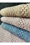 Waffle 3-Piece Bath Towel Set – 100X150 cm 100% Cotton, Soft Textured, Knitted Pattern. - 3