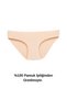 Set of 3 Skin Color 100% Cotton Laser Cut Panties - 2