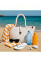 Jute Straw White Color Beach Bag Daily Short Handle Shoulder Bag Handmade Natural Trend Bag