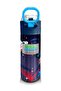 Kids Cobalt Blue Astronaut Patterned Steel Thermos with Straw and Direct Drinking 500 ml 31933 - 8