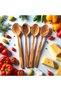 Wooden Dessert Spoon - Wooden Spoon - Olive Wood Dessert Spoon - Dessert Spoon