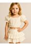 Girl's Laced Crop Skirt Suit - 4