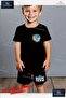 Kids Unisex “Sonic Cemberde Left Ust Logo“ Custom Printed Crew Neck T-Shirt - Shorts Set - 2