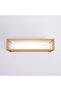 FFD Console Table for Living Room 105x25x75 Cm Metal Console Table with 3 Clear Glass Shelve - 8