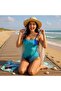 Women's Ocean Strap Removable Gatherer Swimsuit