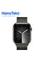 Haino Teko Series 10 Jet Black Smart Watch With Large Screen AMOLED Display 3 Pair Straps - 2