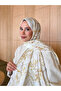Women Soft Cotton Shawl Retro Floral Pattern White Gold Ps35 - 8