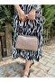 Women's Sand Brown 5 Compartment Cross Shoulder Bag 236000Pc - 7
