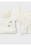 Girl's Scarf, Neck Collar and Gloves Set Cream - 2