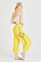 Women's Side Embroidered Wide Leg Trousers 914 - 3