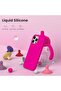 ORNARTO Compatible with iPhone 16 Pro Max Case 6.9", Slim Liquid Silicone 3 Layers Soft Gel Rubber S - 5