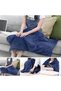 Blanket - Blue shawl with USB charging heating source - 4