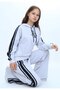 Oversize 2 Thread Girls Sports Bottom & Top Tracksuit Set – 100% Cotton-308 - 6