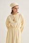 Women's Organic Cotton Lace-Up Dress Butter - 2