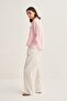 Women's Organic Cotton Oversize Short Shirt Pink - 5