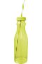 Designs Drinks Bottle with Straw, Green Kiwi & White, 70 ml
