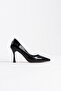 Harper Premium Women's Black Crocodile Patent Leather Stiletto - 2