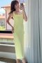 Yellow Strap Maxi Dress - 9