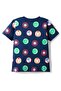 بدلة نوم قصيرة من Babyhug Single Jersey مع رسومات Marvel - أزرق داكن - 3