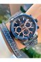 Brand Rose Black Color Waterproof Men's Wristwatch - With Bracelet Gift - 6