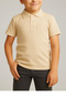 Children's Cream Short Sleeve Polo Neck Lacoste School T-Shirt - 2