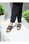 Women's Anatomical Soft Insole Cross Velcro Adjustable Slippers - 3