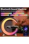 Wireless Charging Night Light with Bluetooth Speaker, Smart 6-in-1 Table Lamp with Alarm Cloc - 8