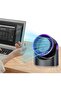100 Level Bladeless Fan USB Rechargeable Personal Fan with Digital Display, Turbo Circulating - 4