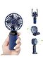 Personal Fan – Portable Hanging Neck Fan with Base, 5000mAh USB-C Rechargeable Mini Desktop - 2