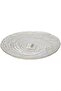 Decorative Glass Serving Plate with Swirl Pattern, 21 cm, Gold Trim - 4