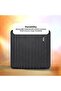 16 Inch Single Cabin Size Luggage With 4 Spinner Wheels - T81D D Black - 3