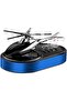 Solar Rotating Helicopter Car Air Freshener – Aromatherapy Oil Diffuser with Solar Power, Aluminum - 2