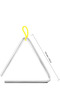 Set of 6 Triangle Musical Instruments, 5 Inch Triangle Percussion - 2