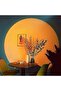 Modern Sunset Projection Lamp, 4 Color Modes, LED Table Lamp with Glass Base, 21x9x11 cm - 5