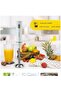 Hand Blender, Power 200 W, Powerful Mixing Motor, Ergonomic Design, Lightweight, Super Easy U - 4