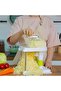 Manual Cabbage Cutter Vegetable Slicer Hand Crank Lettuce Chopper Durable PP Material Non-Sli - 8