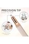 2-in-1 Eyebrow Trimmer & Facial Hair Remover for Women – Rechargeable, Painless Razor with - 6