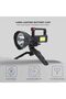 Dimmable COB LED Flashlight – Rechargeable USB Work Light with Adjustable Stand - 4