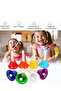 Colourful 8-note metal hand bell set, provides instructions when playing, easy to play - 3