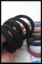 4-Piece Thick and Extra Wide Rubber Buckle |   Seamless Flexible Structure |   Children & Adult Compatible Coffee Tone - 6