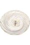 Glass Dinner Plate with Swirl Pattern, Clear with Gold Trim, 16 cm - 6