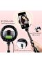 Selfie Stick Tripod with LED Ring Light, 3 Mode 9 Light Settings, USB Charging, Wireless Remo - 7