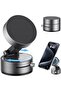 Vacuum Magnetic Suction Phone Holder - 360° Adjustable Foldable Suction Cup Car Mount, Compa