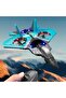 V17 Jet Fighter RC Airplane – 2.4GHz Remote Control Toy Plane with 360° Stunt Spin, Gravit - 5