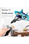 V17 Jet Fighter RC Airplane – 2.4GHz Remote Control Toy Plane with 360° Stunt Spin, Gravit - 6