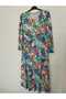Summer, Long Sleeve, 90% Cotton, A-Line Dress - 5