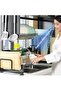 Over Sink Dish Drying Rack 85 cm with Cabinet - 3